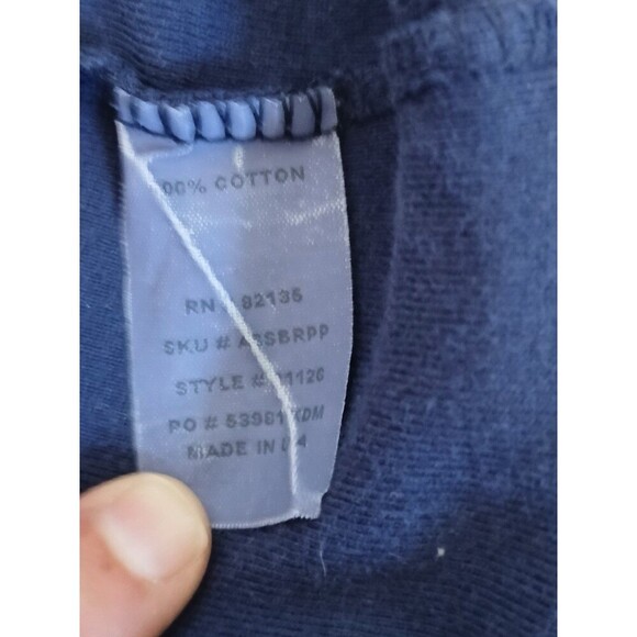 Fresh Produce Women’s Top Blouse  Small Blue Floral Print Short Sleeve - Picture 13 of 13